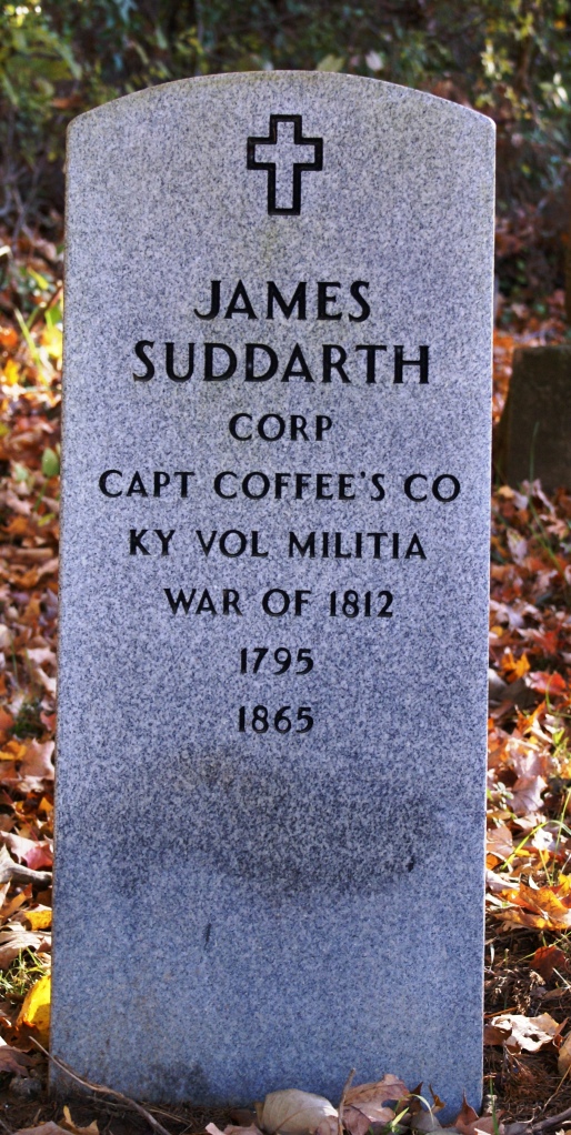 New Gravestone for James Suddarth